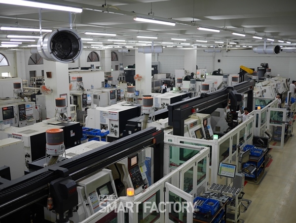 중간2단계 수준으로 평가 받은 유도의 공장 내부 [사진=FA저널 SMART FACTORY]