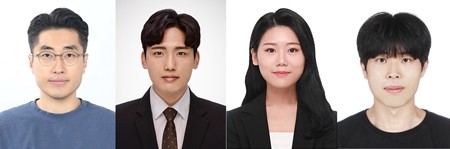 사진 왼쪽부터 UNIST 강석주 교수, 숙명여자대학교 주세훈 교수, UNIST 이민주 연구원(제1저자) 나종건 연구원(제1저자)<br>" height="149" loading="lazy
