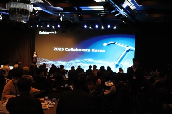 유니버설로봇(UR)이 창립 20주년을 맞아 18일 서울 역삼 GS타워에서 ‘Collaborate Korea 2025’를 개최했다. [사진=유니버설로봇]